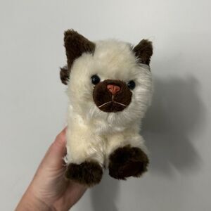 Retired American Girl Cream Himalayan Kitten Cat Plush Doll 2014